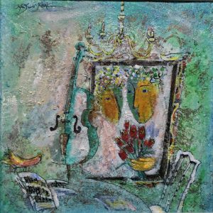 Eternal Lovers 永恒的愛10x10 in / Acrylic 壓克力 $950