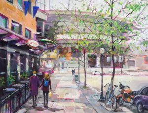 BC Place卑詩體育館16x20 inOil油畫