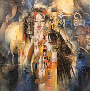 People Closest to the Sun離太陽最近的人們32x32 inGouache on Paper紙本水粉