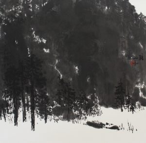 Forest風林17x17 inWater Ink 水墨