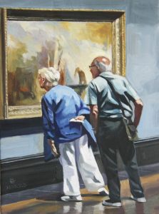 Taking a Closer Look透納12x16 inOil on Canvas布面油畫
