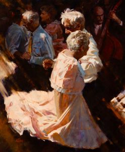 Square Dance方塊舞24x20 inOil on Canvas布面油畫