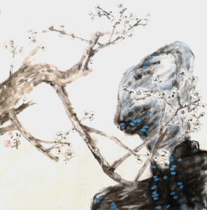 Fragrance清香28x28 inChinese Ink and Color水墨設色